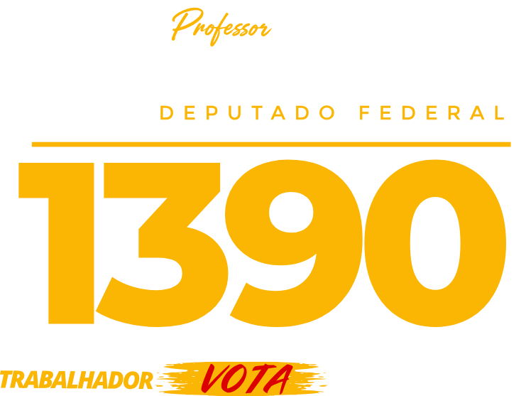Professor Benizário — Deputado Federal 1390 — Trabalhador vota em trabalhador